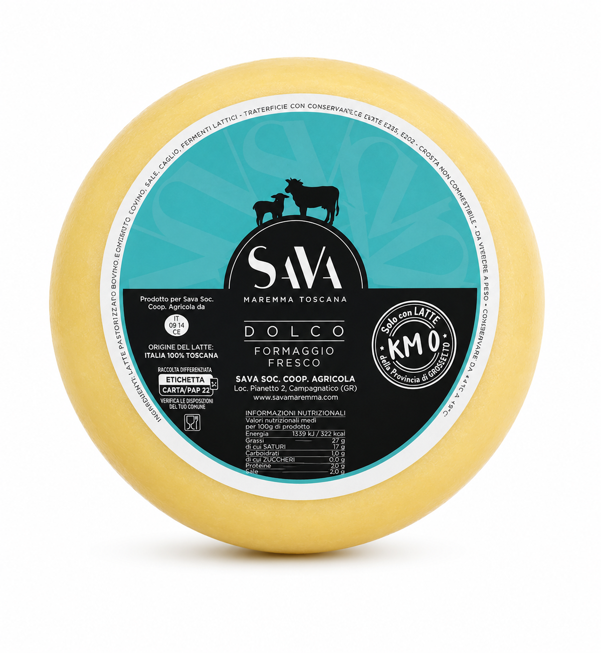 Formaggio Misto Fresco Toscano Dolco Campagnatico –