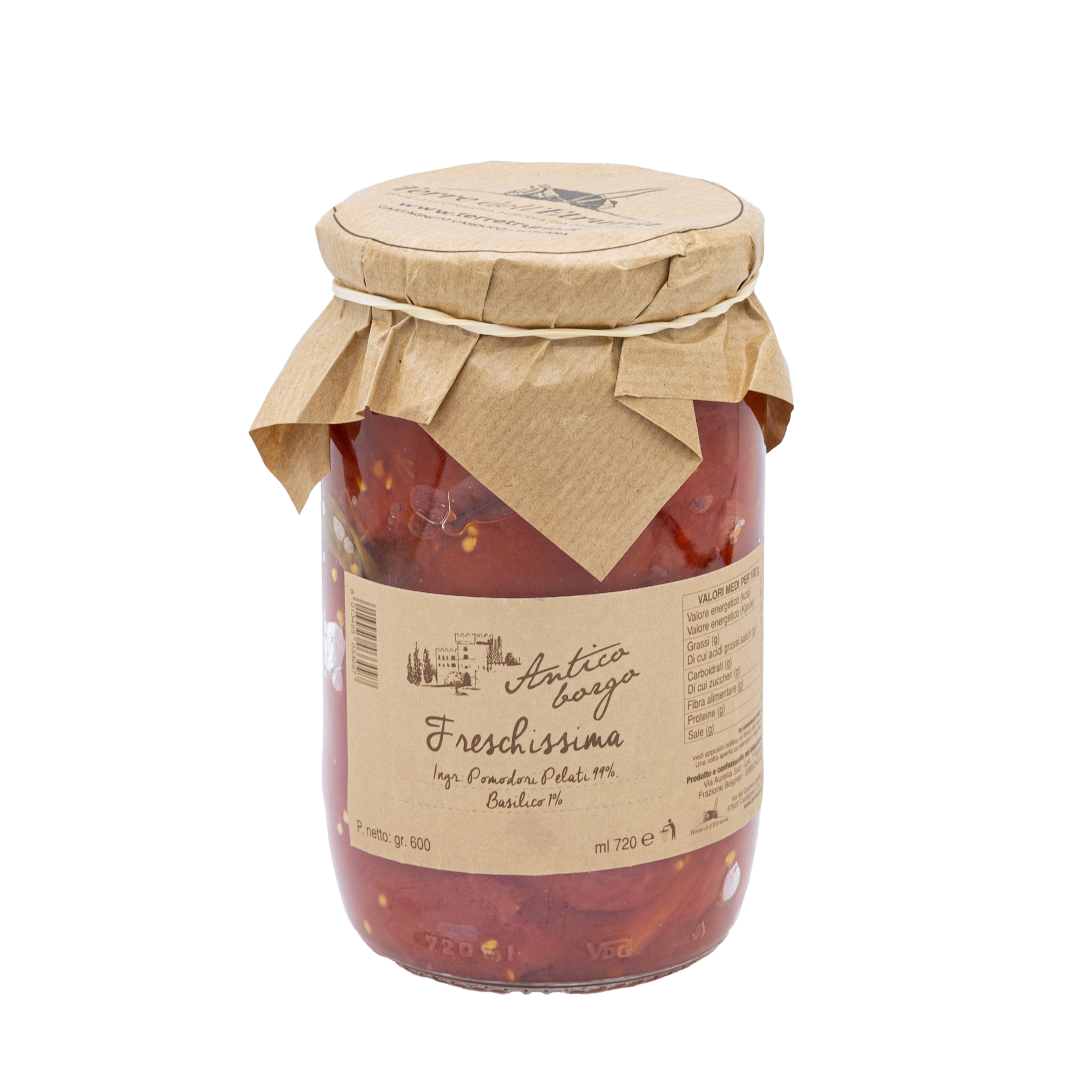 Pomodori Pelati Ml.720 Antico Borgo –